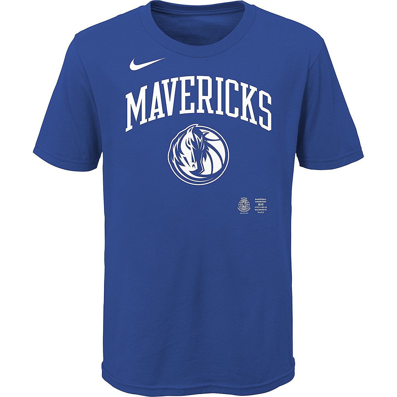Nike Youth Dallas Mavericks Essential Facility Short Sleeve T-shirt                                                              - view number 1