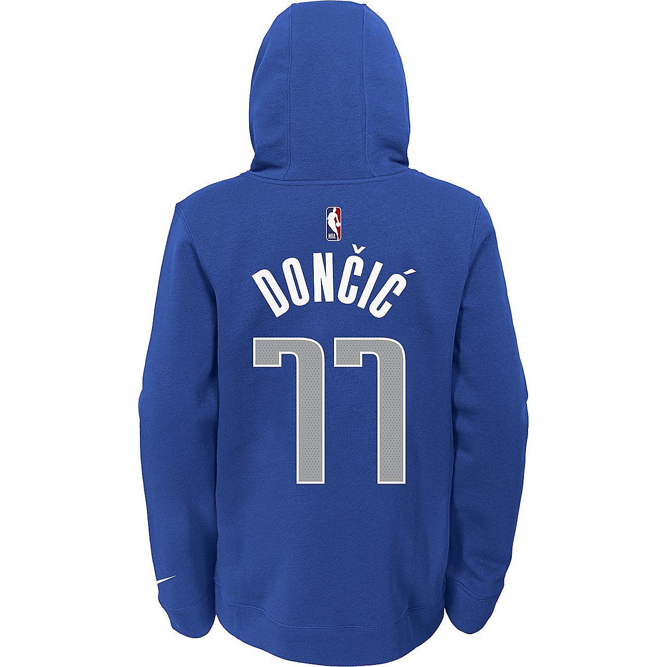 Nike Youth Dallas Mavericks Luka Doncic #77 Essential Icon Fleece Pullover Hoodie                                                - view number 1