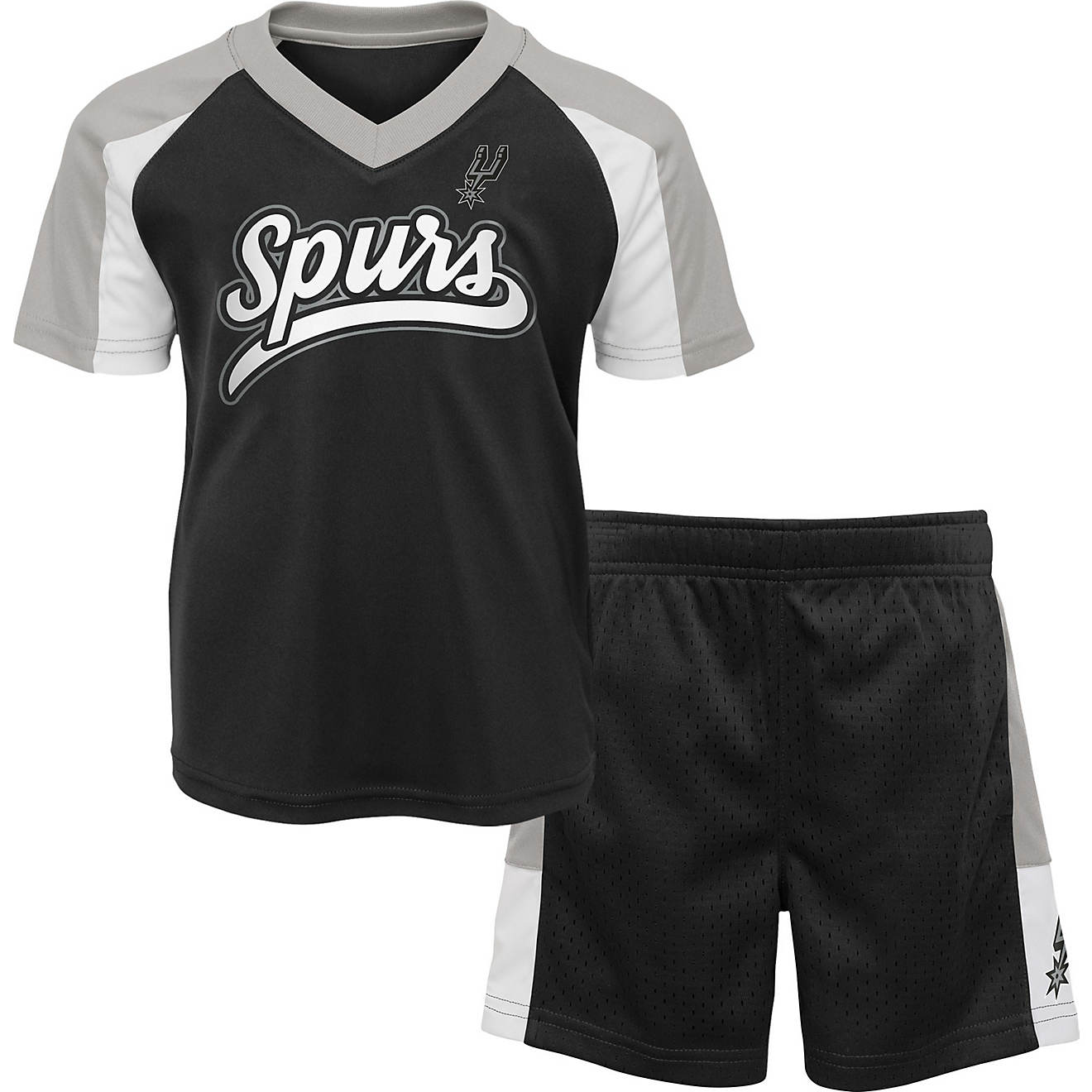 NBA Toddlers' San Antonio Spurs Automatic Shooter Shirt and Shorts Set                                                           - view number 1