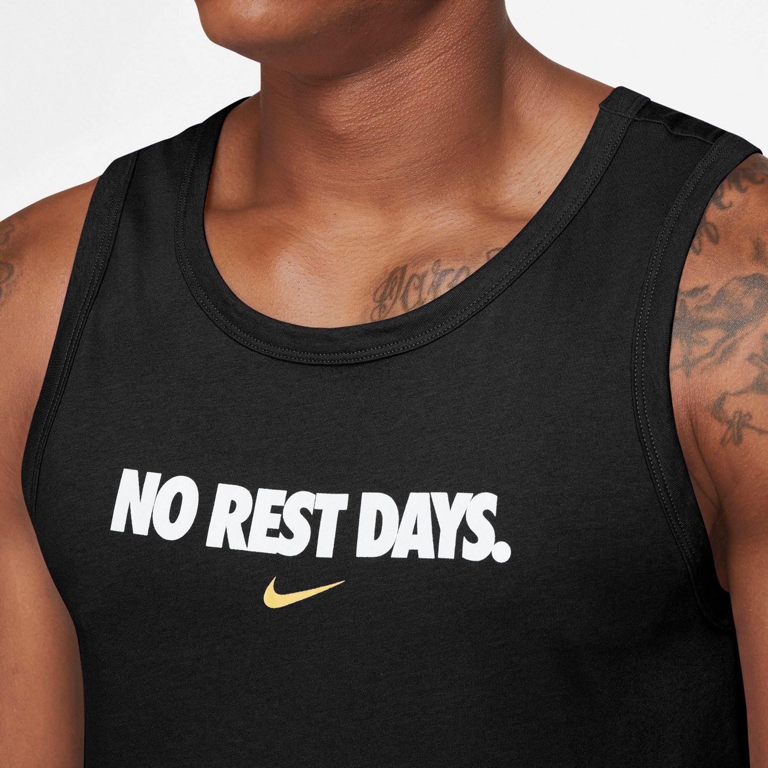 Nike Men's DriFIT No Rest Days Graphic Training Tank Top Academy