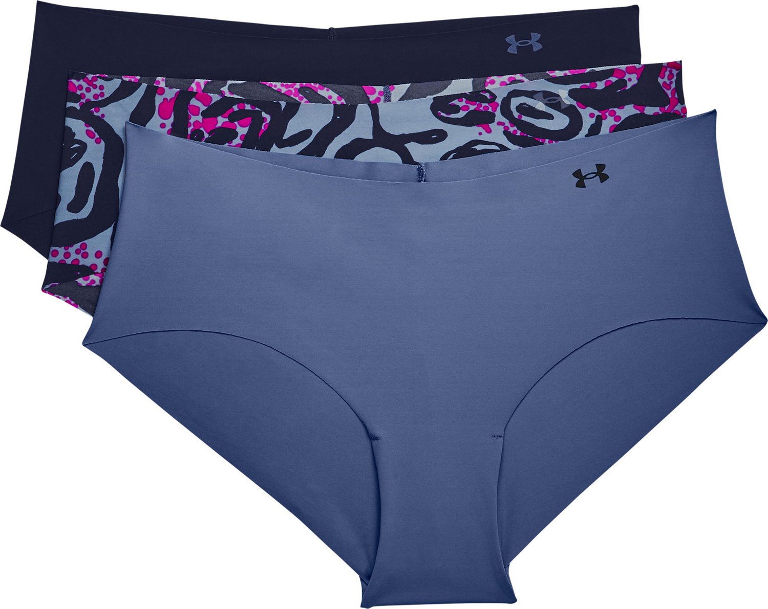 Under Armour Women's PS Printed Hipster Underwear 3Pack Academy