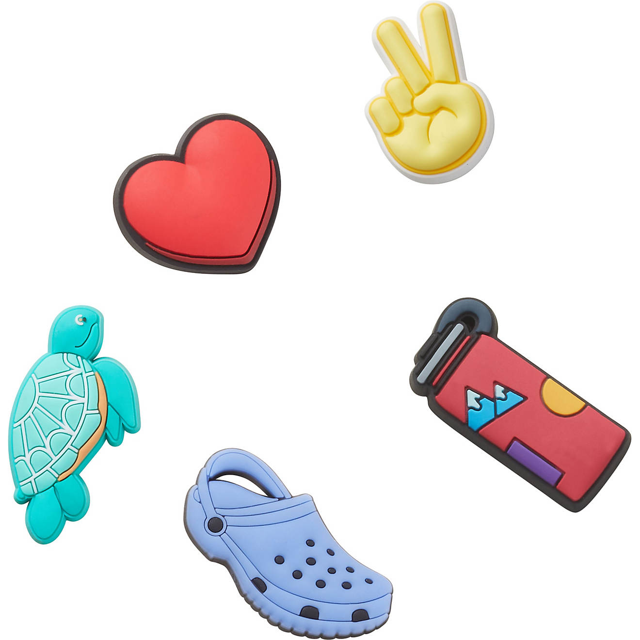 Crocs Jibbitz Peace, Love and Outdoors Charms 5-Pack                                                                             - view number 1