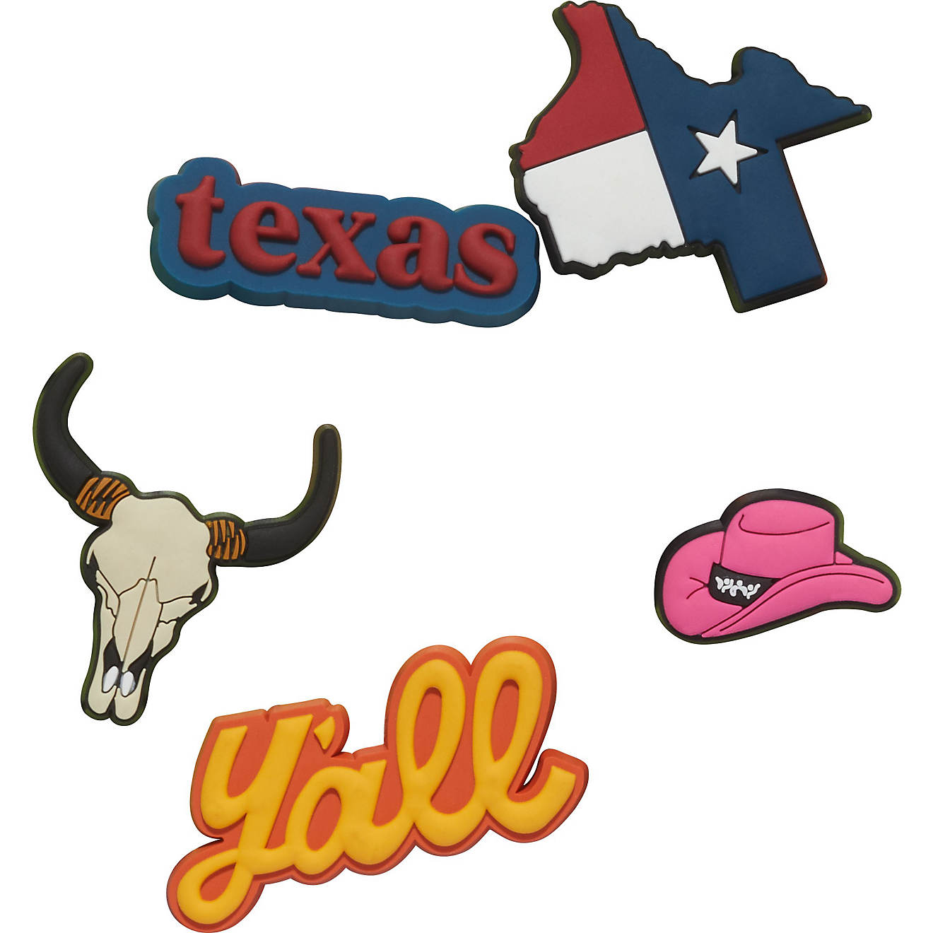 Crocs Jibbitz Texas Wanderlust Charms 5-Pack                                                                                     - view number 1