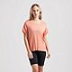 Freely Women's Callie Back Tie Short Sleeve T-shirt                                                                              - view number 1 image