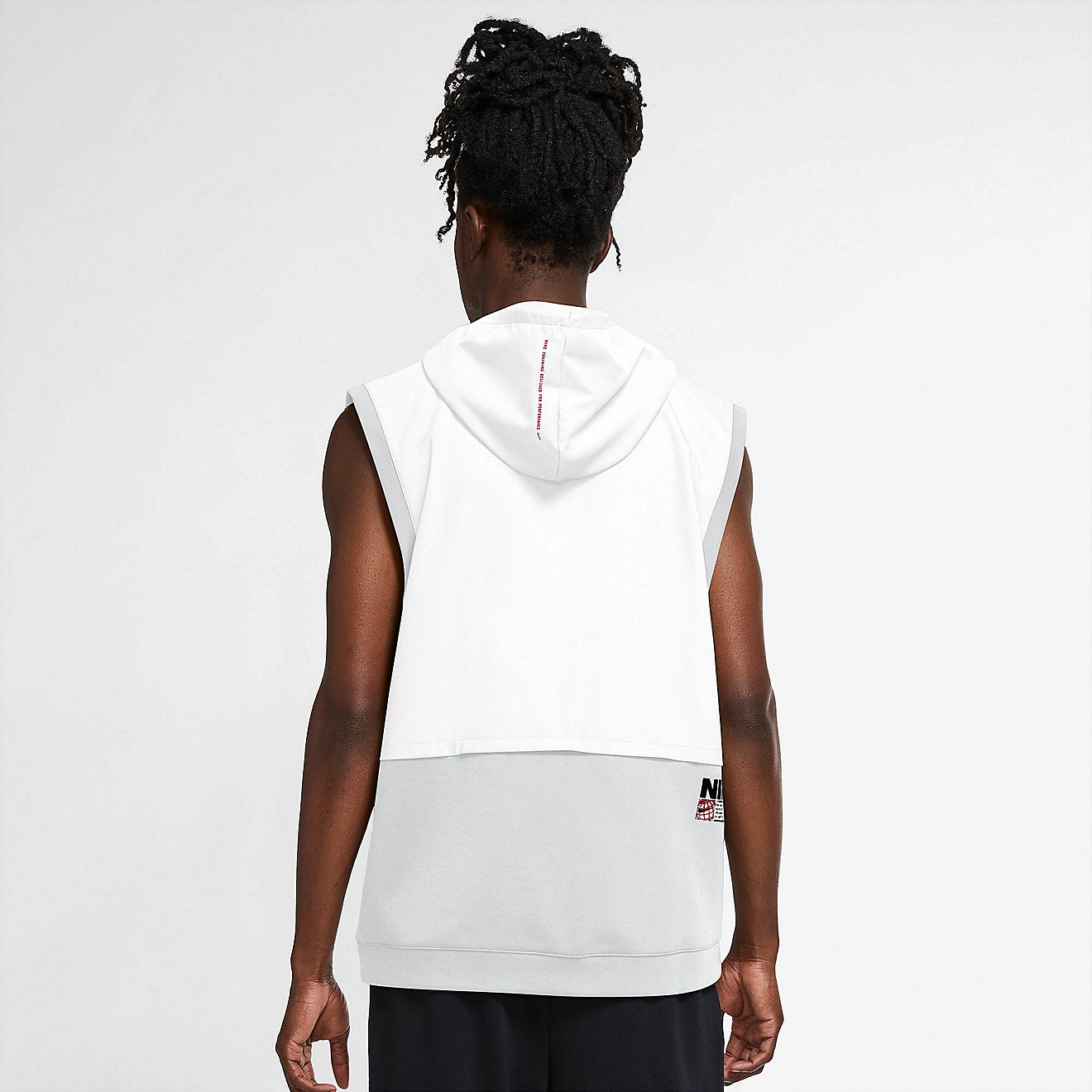 Nike Men's Dri-FIT Sleeveless Fleece Pullover Training Hoodie                                                                    - view number 2