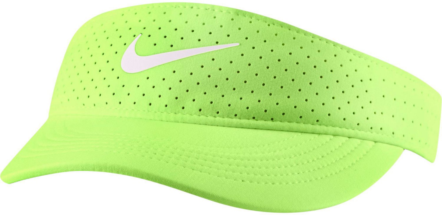 yellow nike tennis visor