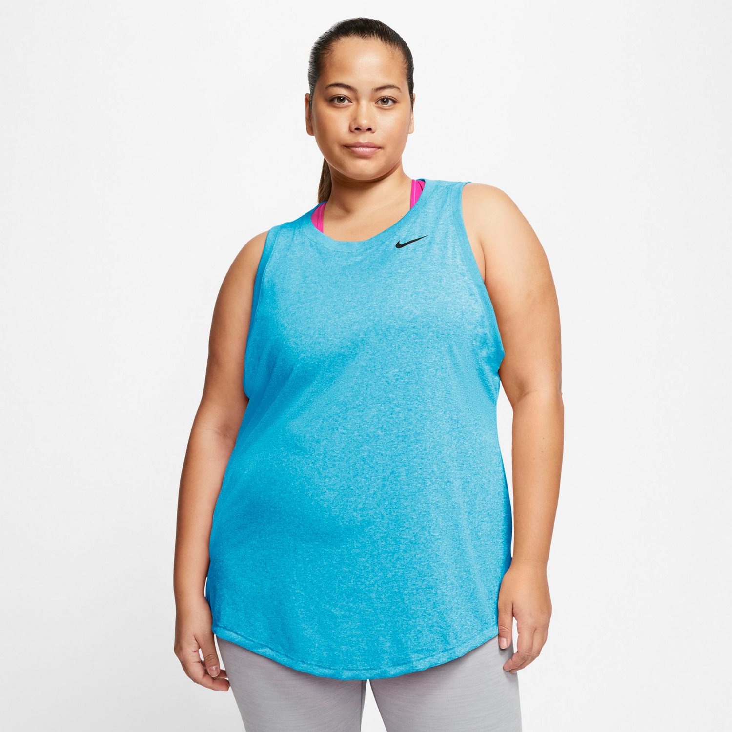 Nike Women's Plus Size Dri-FIT Essential Swoosh Training Tank Top | Academy