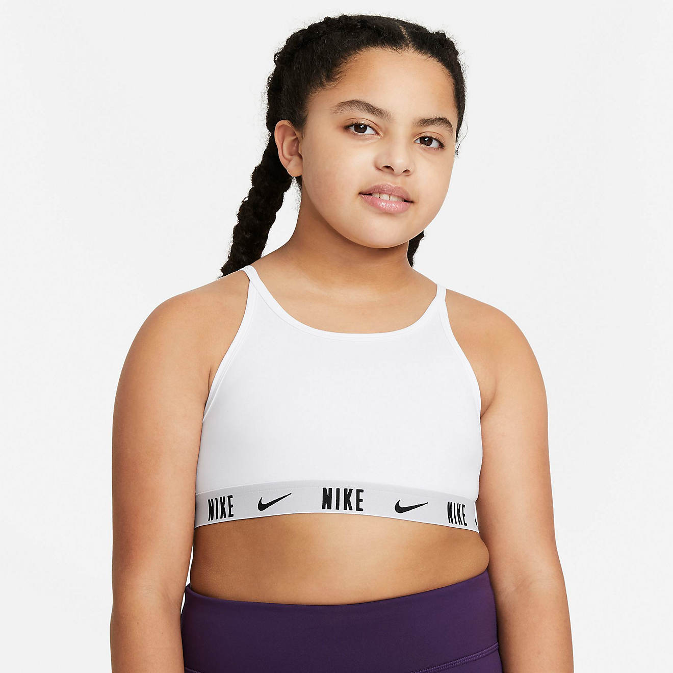 Nike Girls' Trophy Extended Sports Bra                                                                                           - view number 1