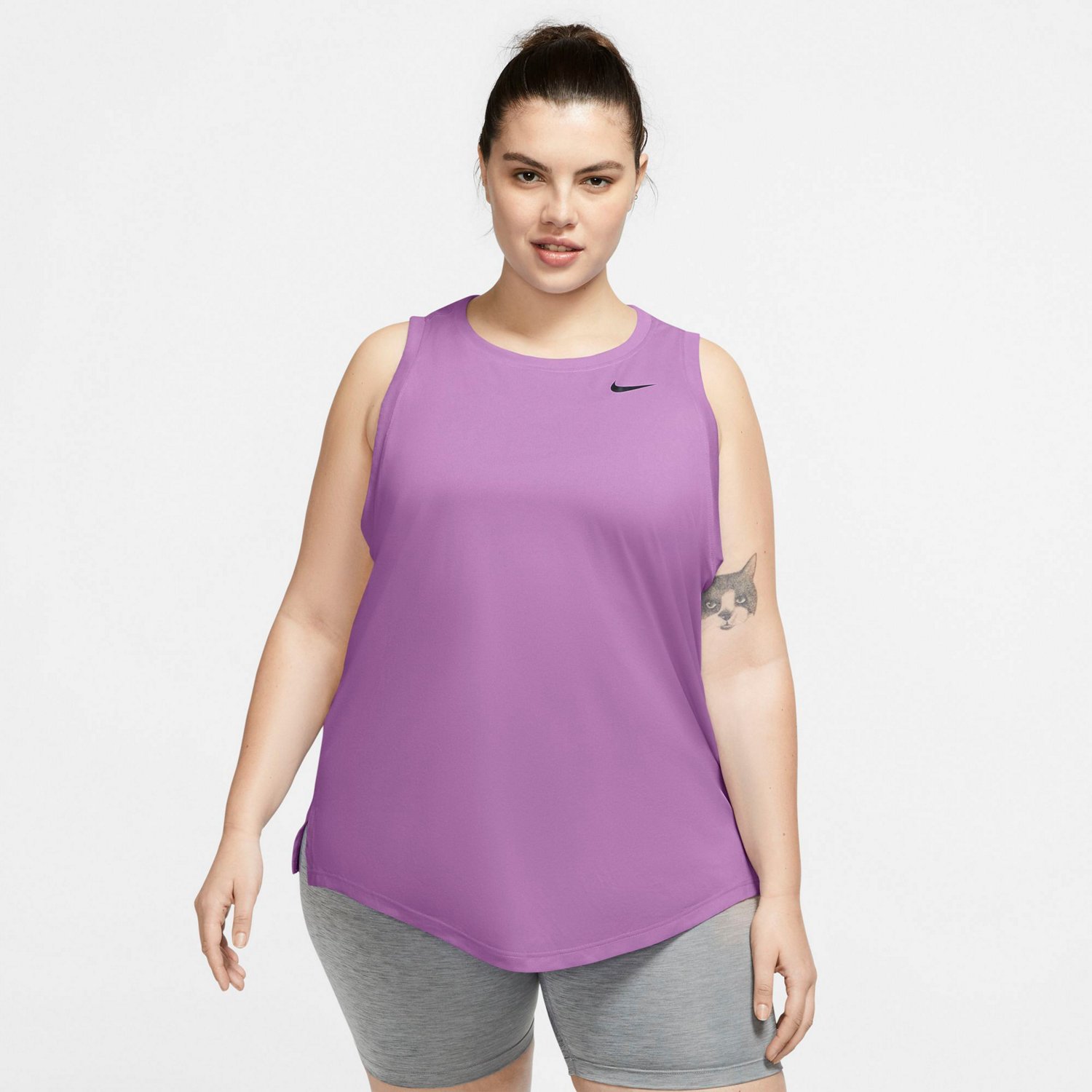 Nike Women's Plus Size Dri-FIT Essential Swoosh Training Tank Top | Academy