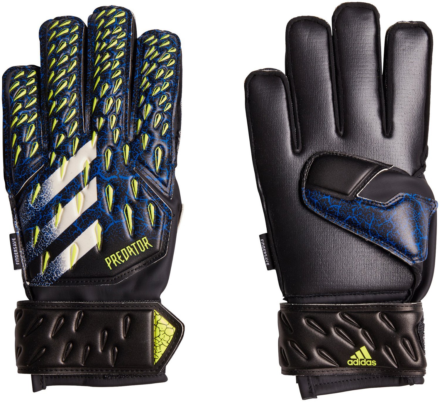 adidas Youth Predator Match Fingersave Goalkeeper Gloves | Academy