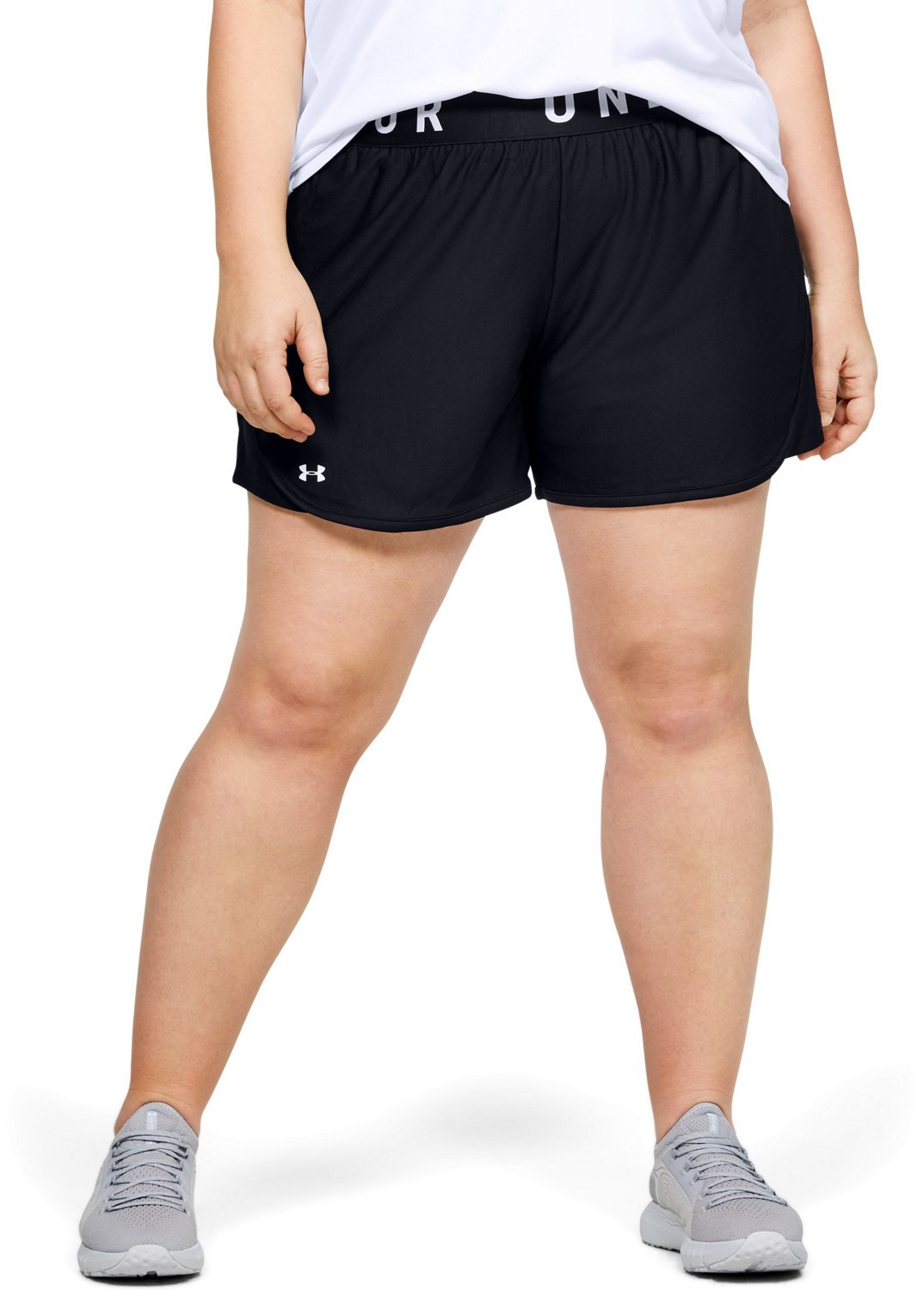 Under Armour Women's Play Up Plus Size Shorts 5 in | Academy