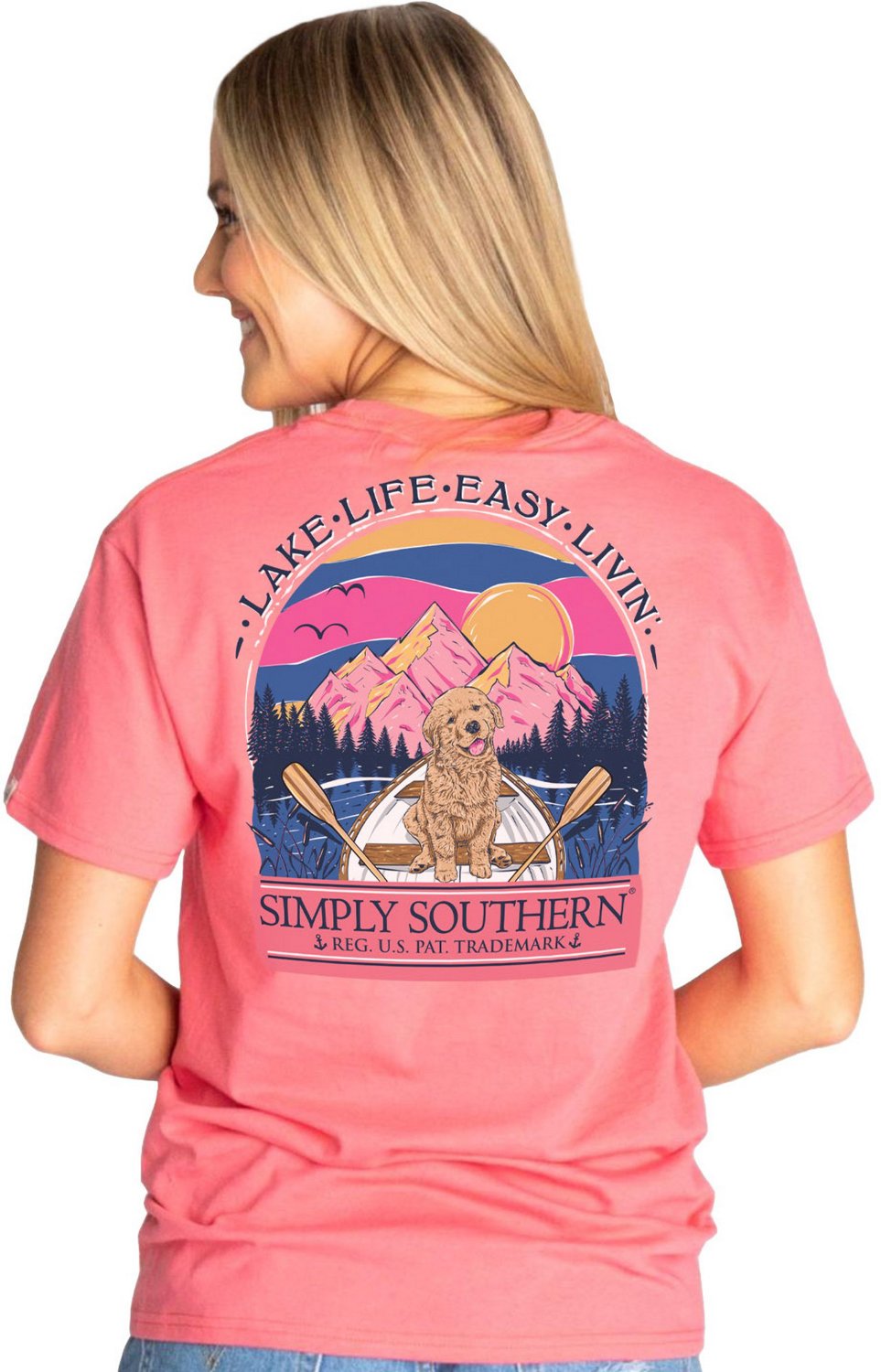 Simply Southern Women's Lake Easy Short-Sleeve T-shirt | Academy