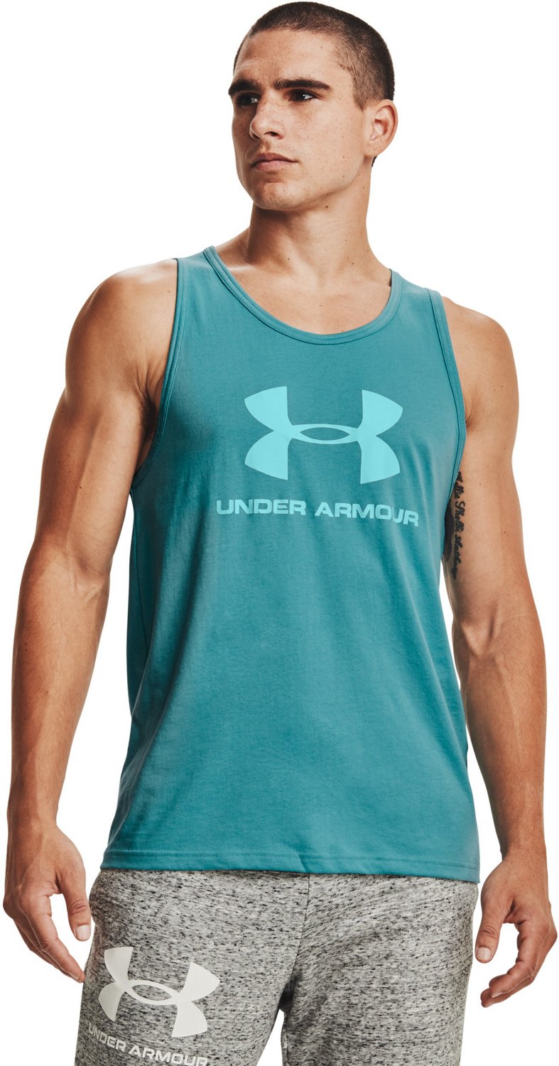 under armour men's sportstyle logo tank top