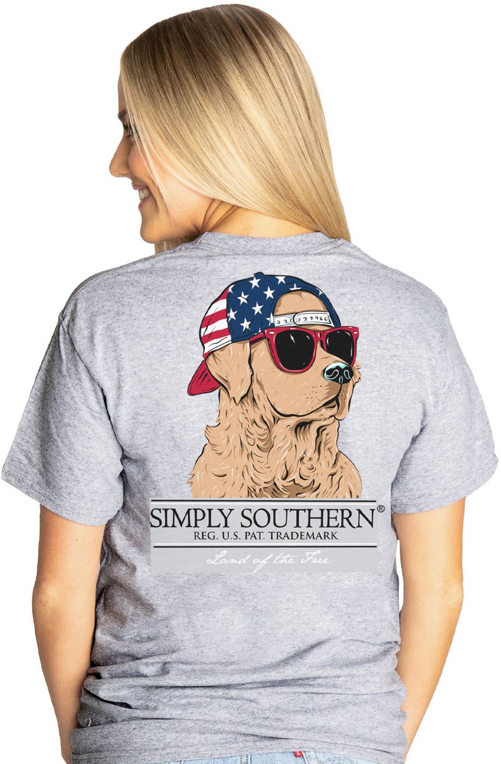 Simply Southern Women's Free Dog Short Sleeve Tshirt Academy