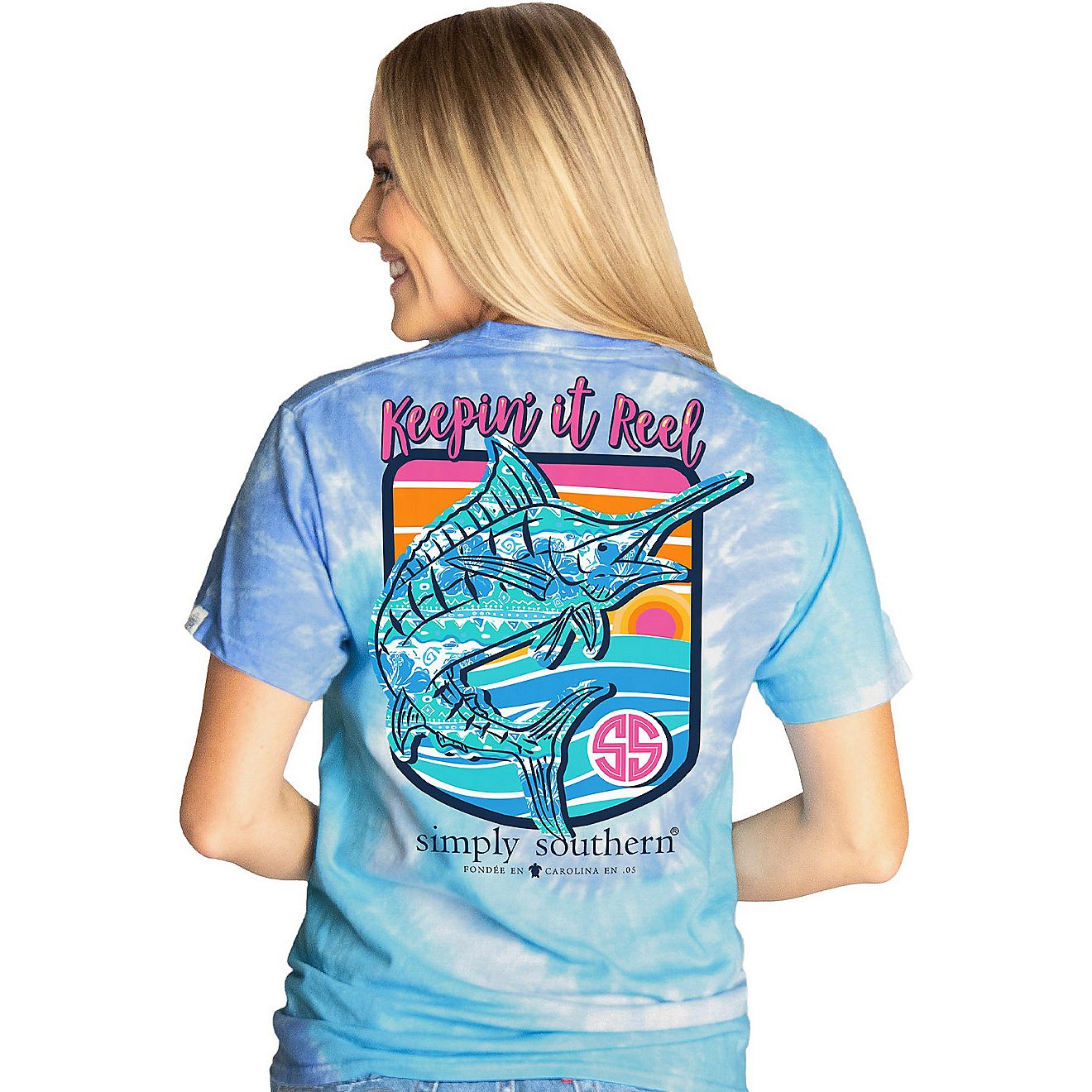Simply Southern Women's Reel Short-Sleeve Graphic T-shirt                                                                        - view number 1