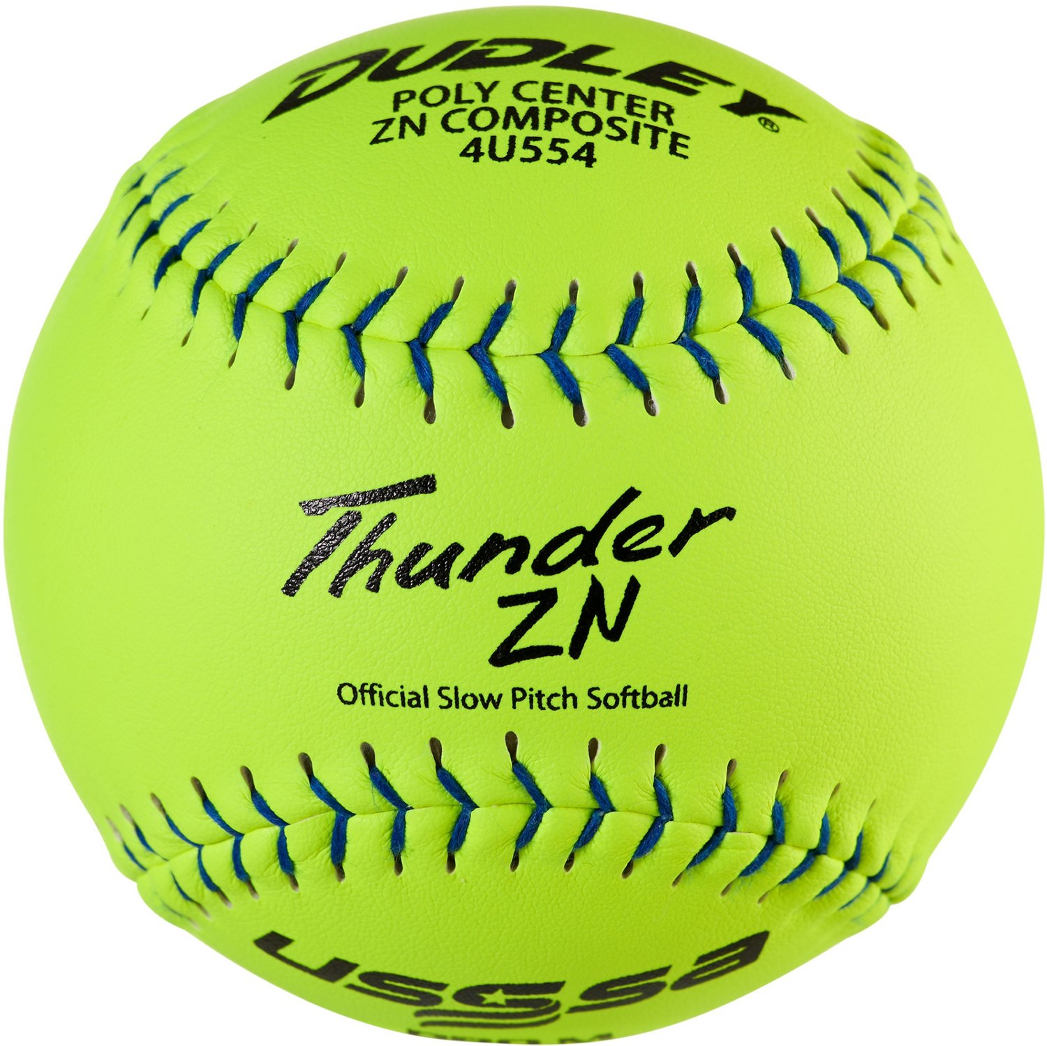 Dudley Thunder ZN USSSA 12 in SlowPitch Softballs 6Pack Academy