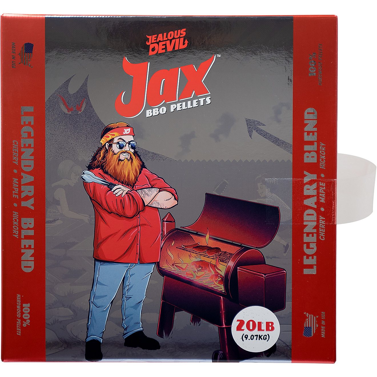 Jealous Devil Jax Legendary Blend Hardwood BBQ Pellets, 20 lbs                                                                   - view number 2