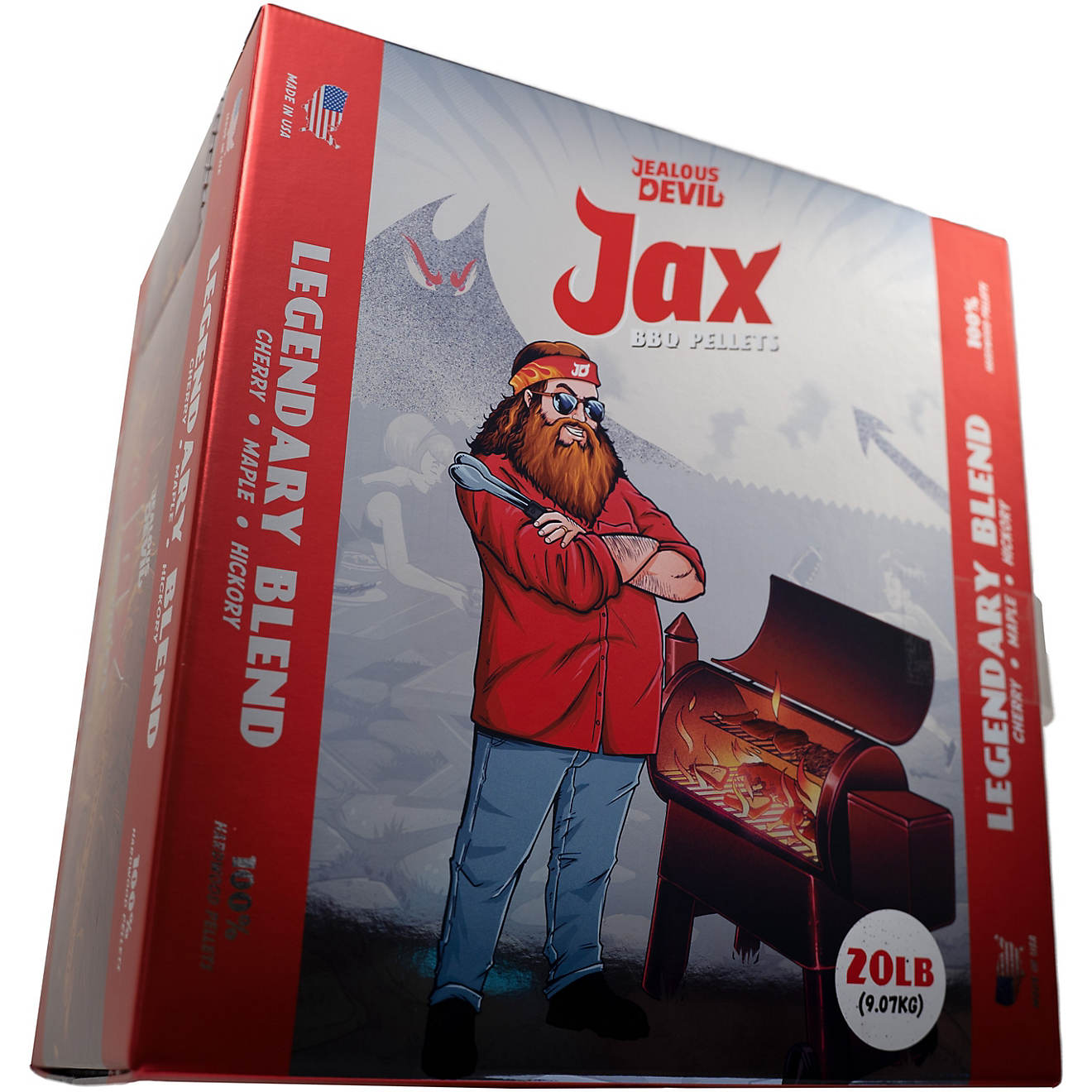 Jealous Devil Jax Legendary Blend Hardwood BBQ Pellets, 20 lbs                                                                   - view number 1