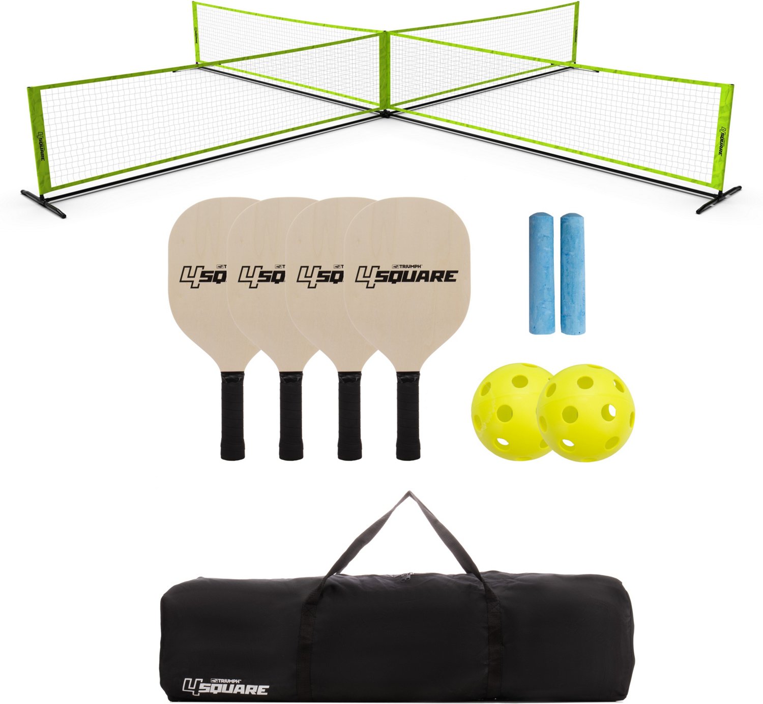 Triumph Sports 4 Square Pickleball Lawn Sports Set