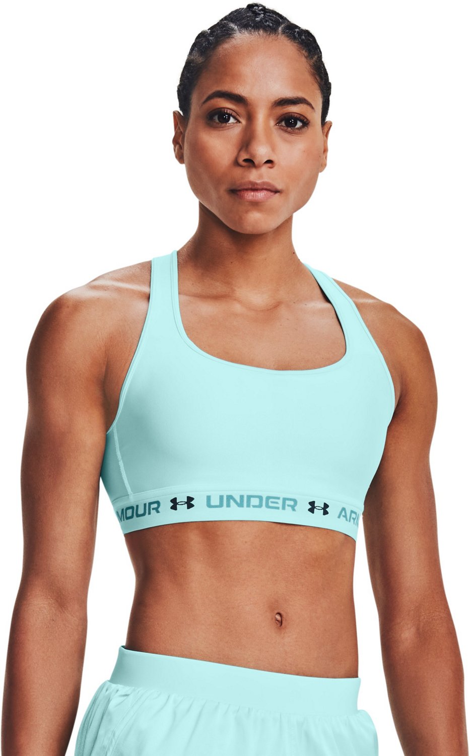 Under Armour Womens Crossback 3 Color Medium Support Sports Bra Academy 