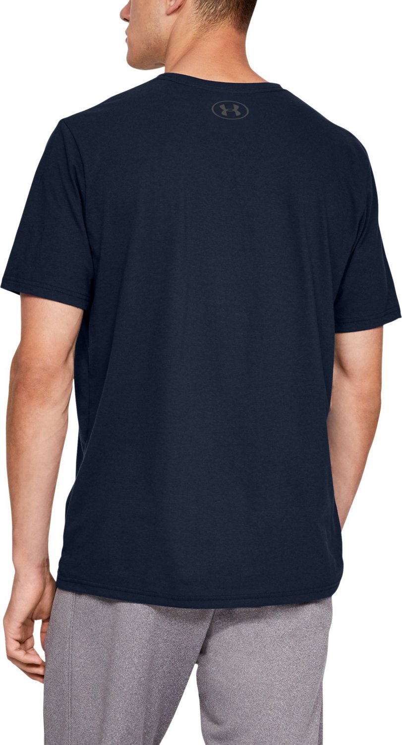 Under Armour Men's Baseball Plate Logo Short Sleeve Tshirt Academy