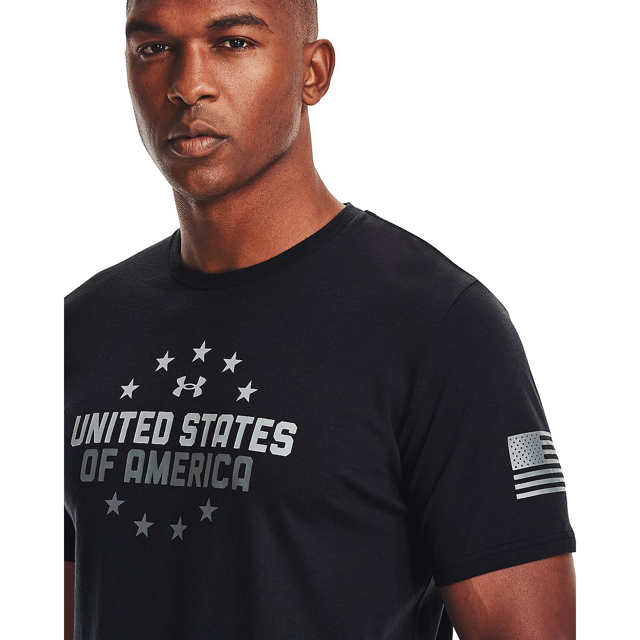 Mens Under Armour Freedom Eagle Tactical First Responders USA T-Shirt NEW