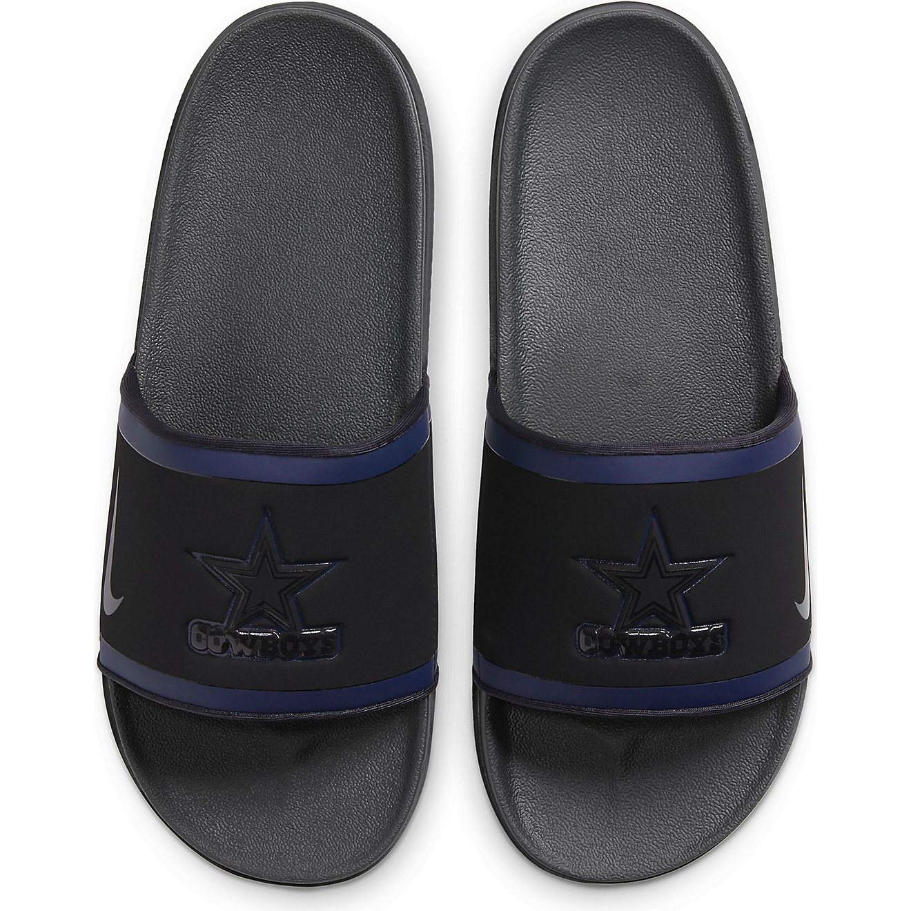 Nike Men's Dallas Cowboys Offcourt Slide Sandals                                                                                 - view number 1