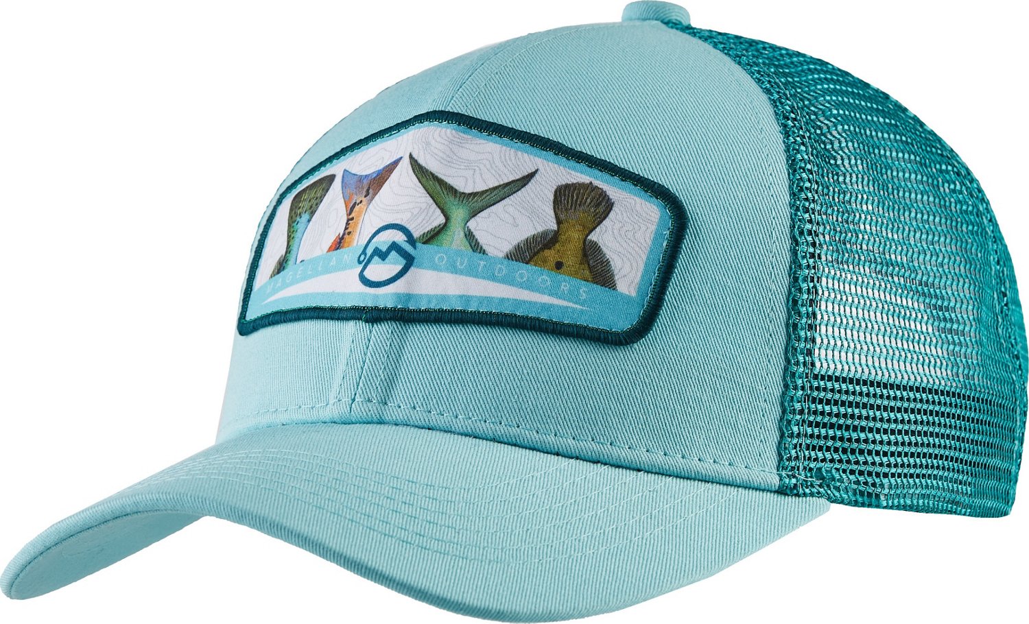 Magellan Outdoors Mens Fish Tail Topo Fishing Trucker