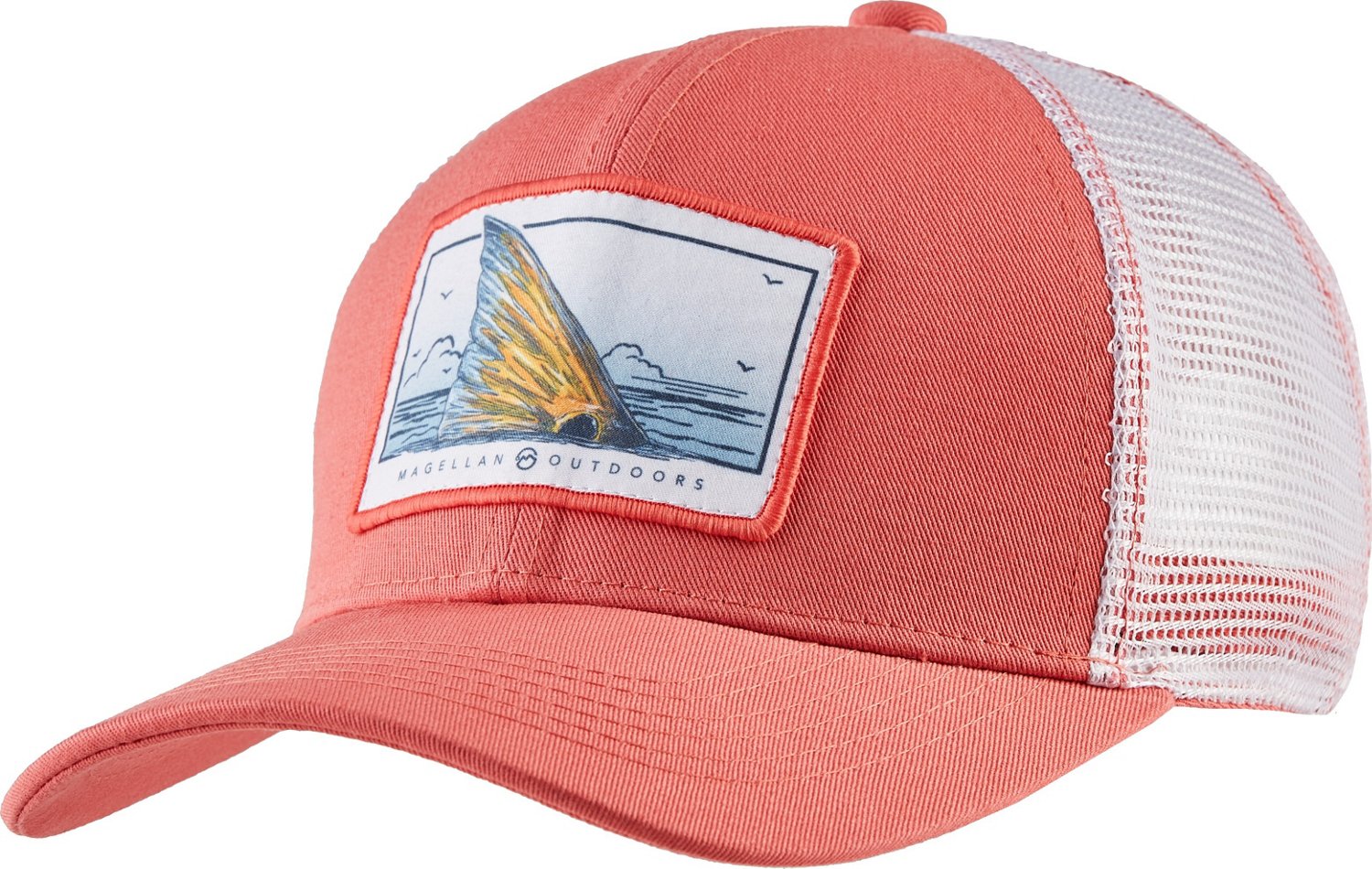 Magellan Outdoors Mens Redfish Fin Fishing Trucker