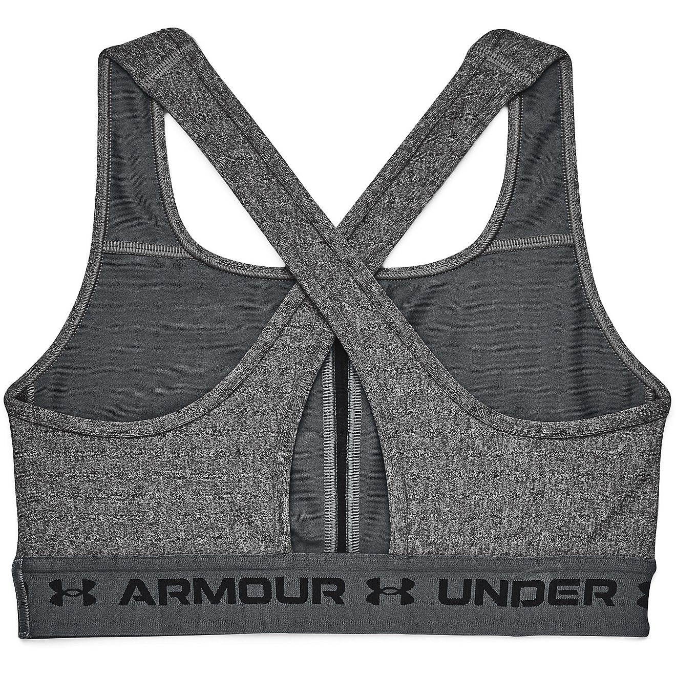 Under Armour Women's Crossback Heather Mid Sports Bra                                                                            - view number 2