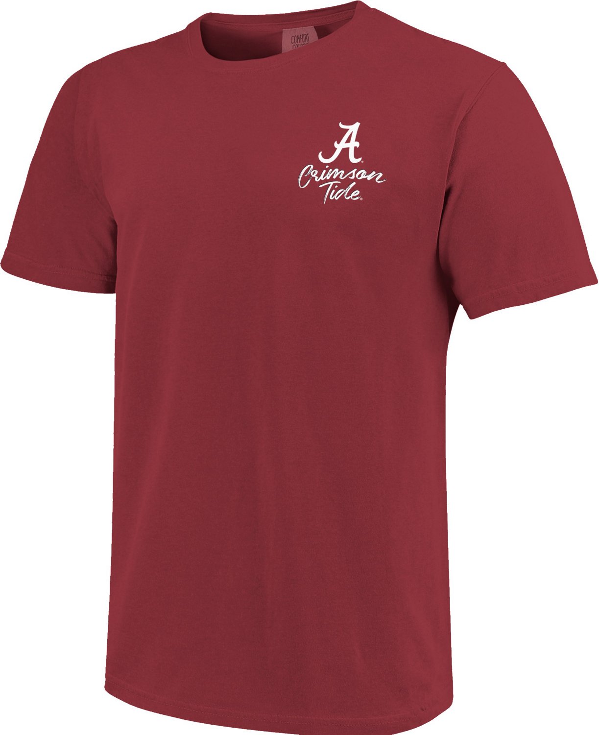 Image One Women's University of Alabama Comfort Color Double Trouble Tshirt Academy