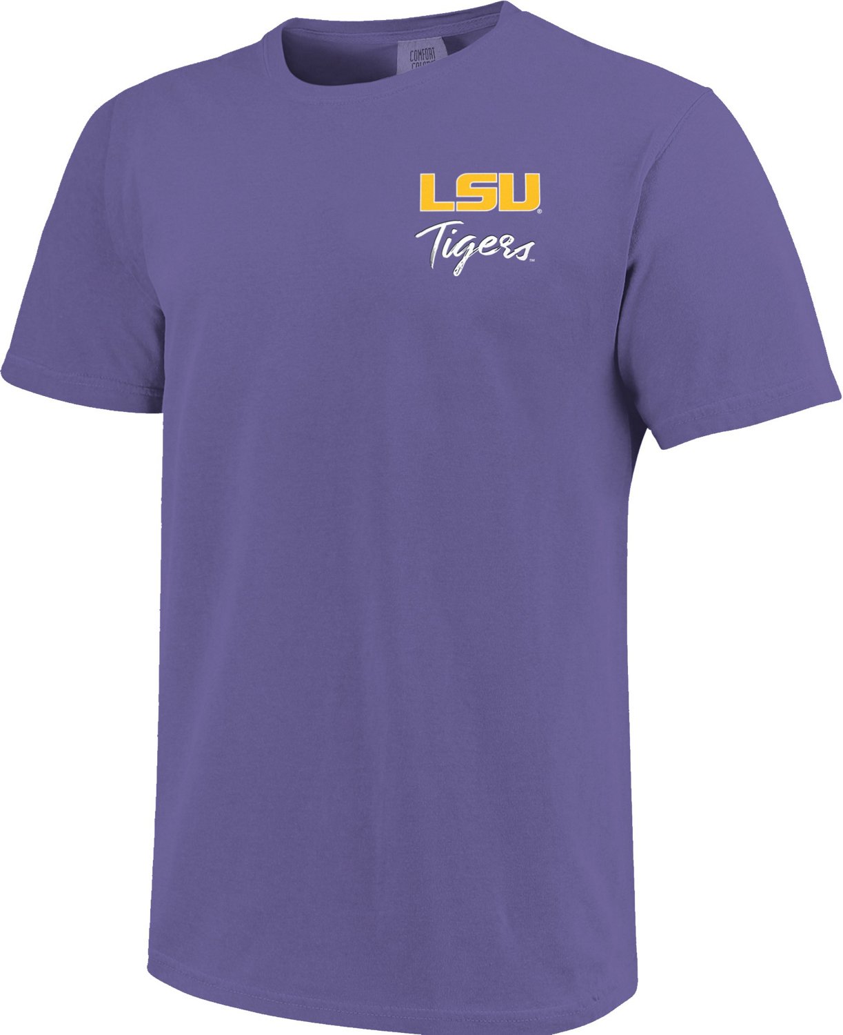 Image One Women's Louisiana State University Comfort Color Double ...