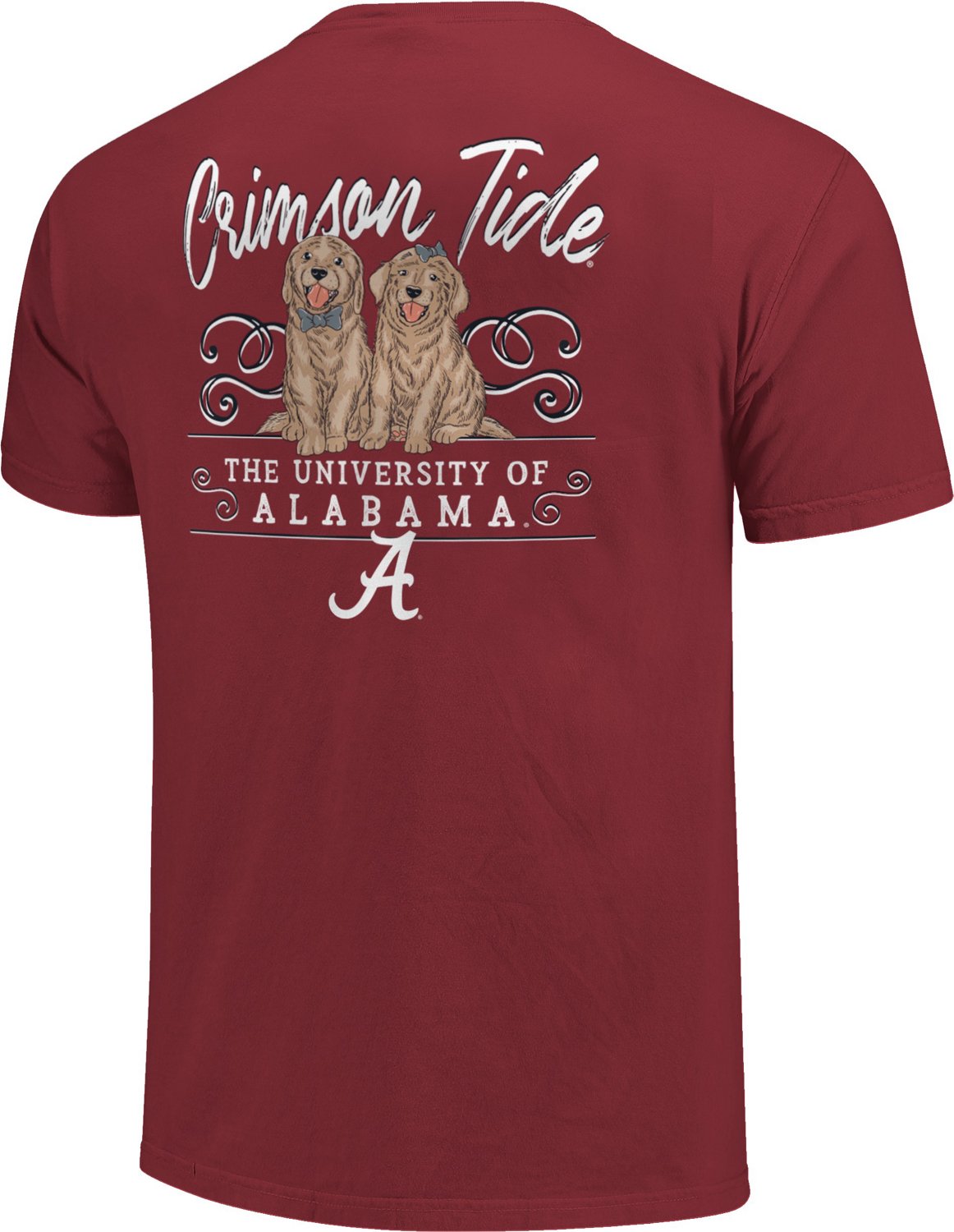 Image One Women's University of Alabama Comfort Color Double Trouble T ...