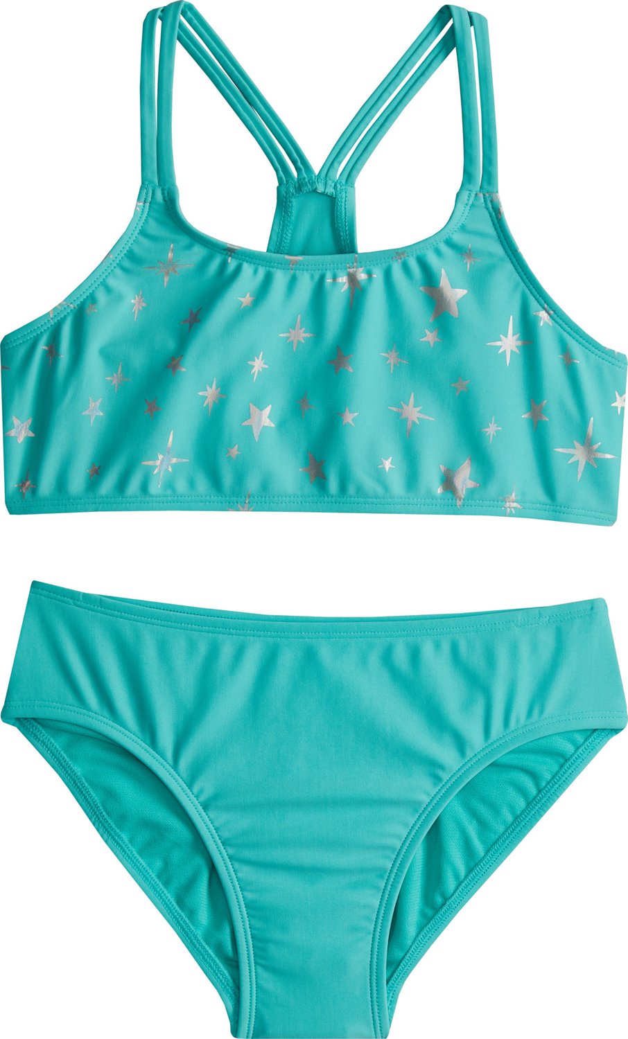 O'Rageous Girls' Stars and Sparkles Ladder Back Bikini | Academy