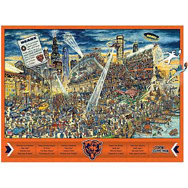 YouTheFan Chicago Bears Wooden Journeyman Puzzle                                                                                