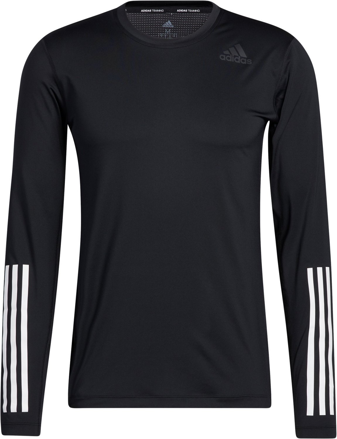 adidas Men's Techfit 3-Stripes Long Sleeve T-shirt | Academy