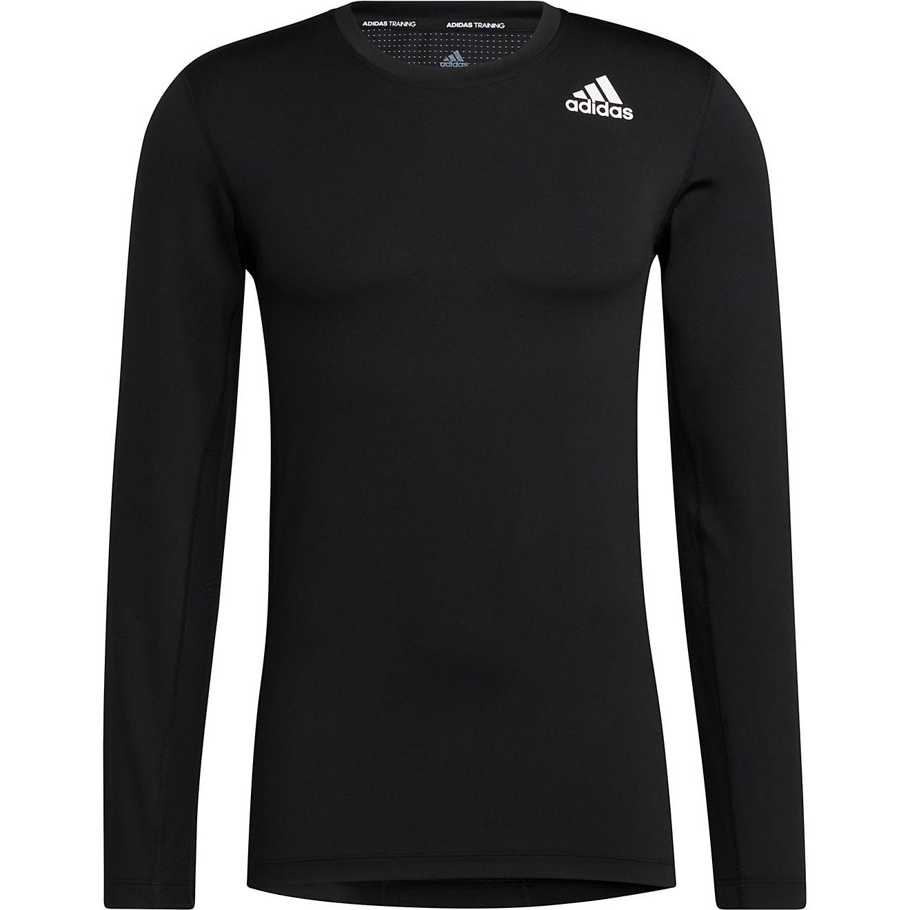adidas Men's Techfit Fitted Long Sleeve T-shirt                                                                                  - view number 1