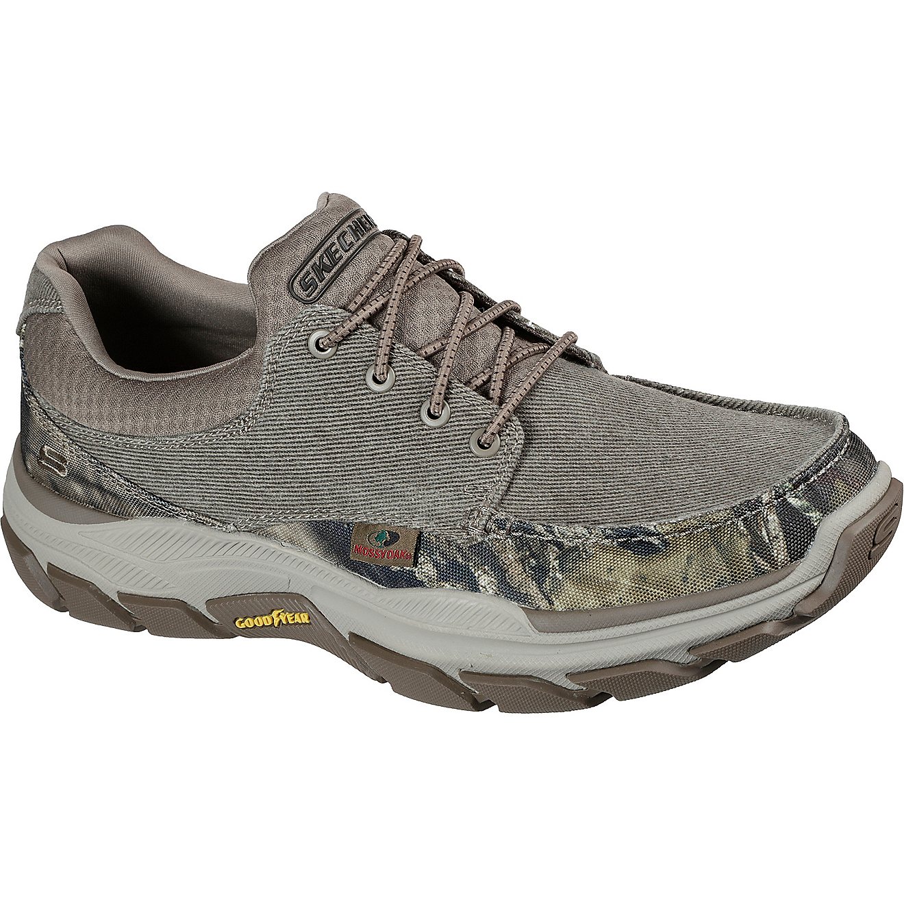 SKECHERS Men's Relaxed Fit Respected Loleto Mossy Oak Shoes                                                                      - view number 1