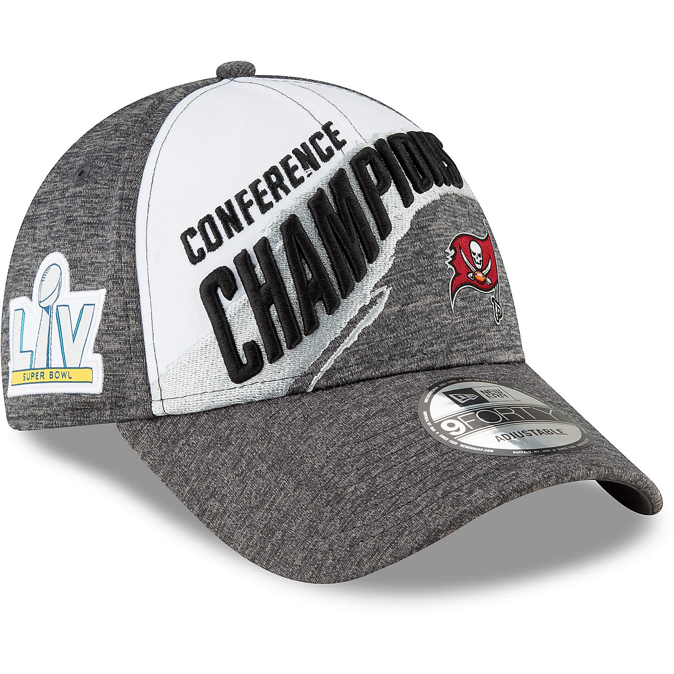New Era Men's Tampa Bay Buccaneers '21 Conference Champs 9FORTY Hat                                                              - view number 4