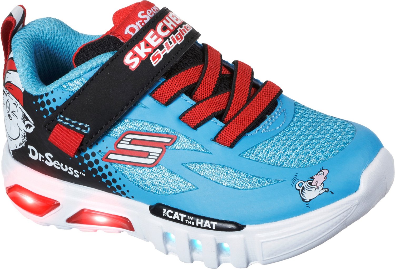 SKECHERS Boys� Dr. Seuss Flex Glow Lighted Things Shoes