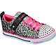 SKECHERS Girls' Pre School Twinkle Toes® Sparkle Lite Leopard Shines Shoes                                                      - view number 1 image