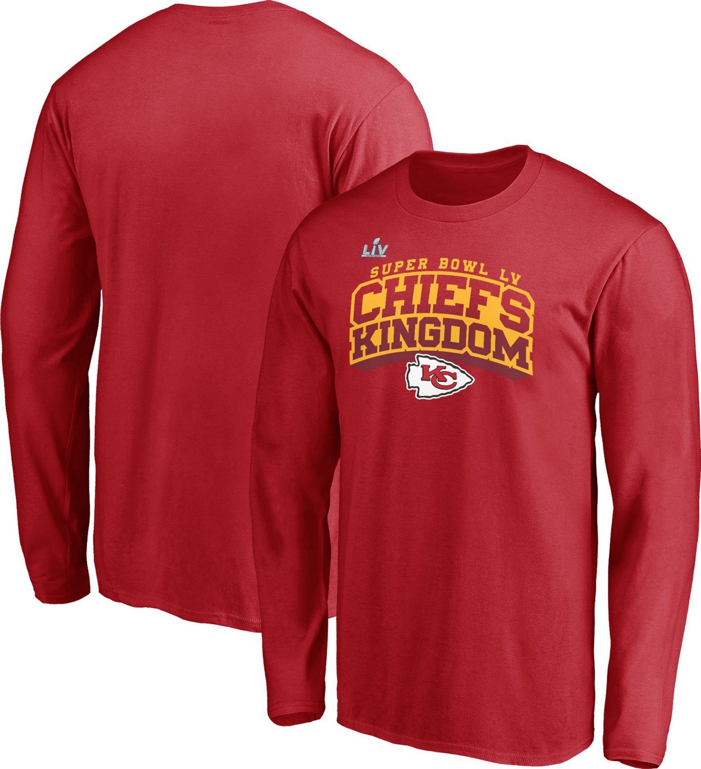 men's kansas city chiefs long sleeve shirt