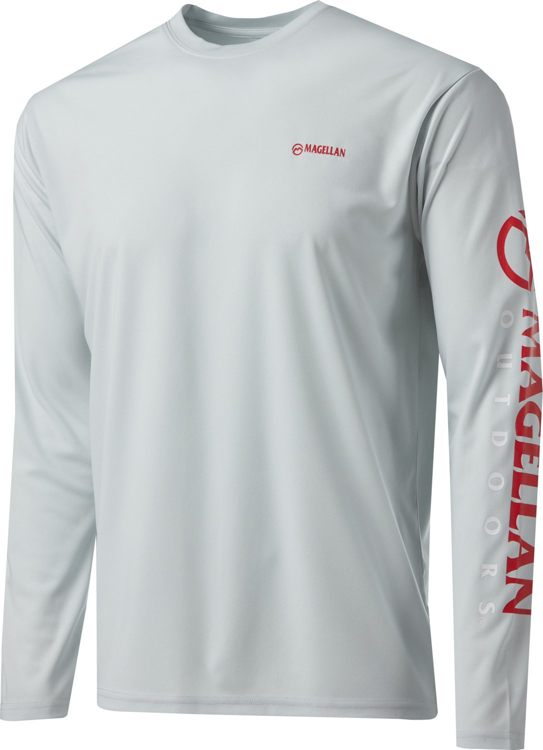 Magellan Outdoors Men's Casting Crew Long Sleeve Fishing Shirt                                                                  