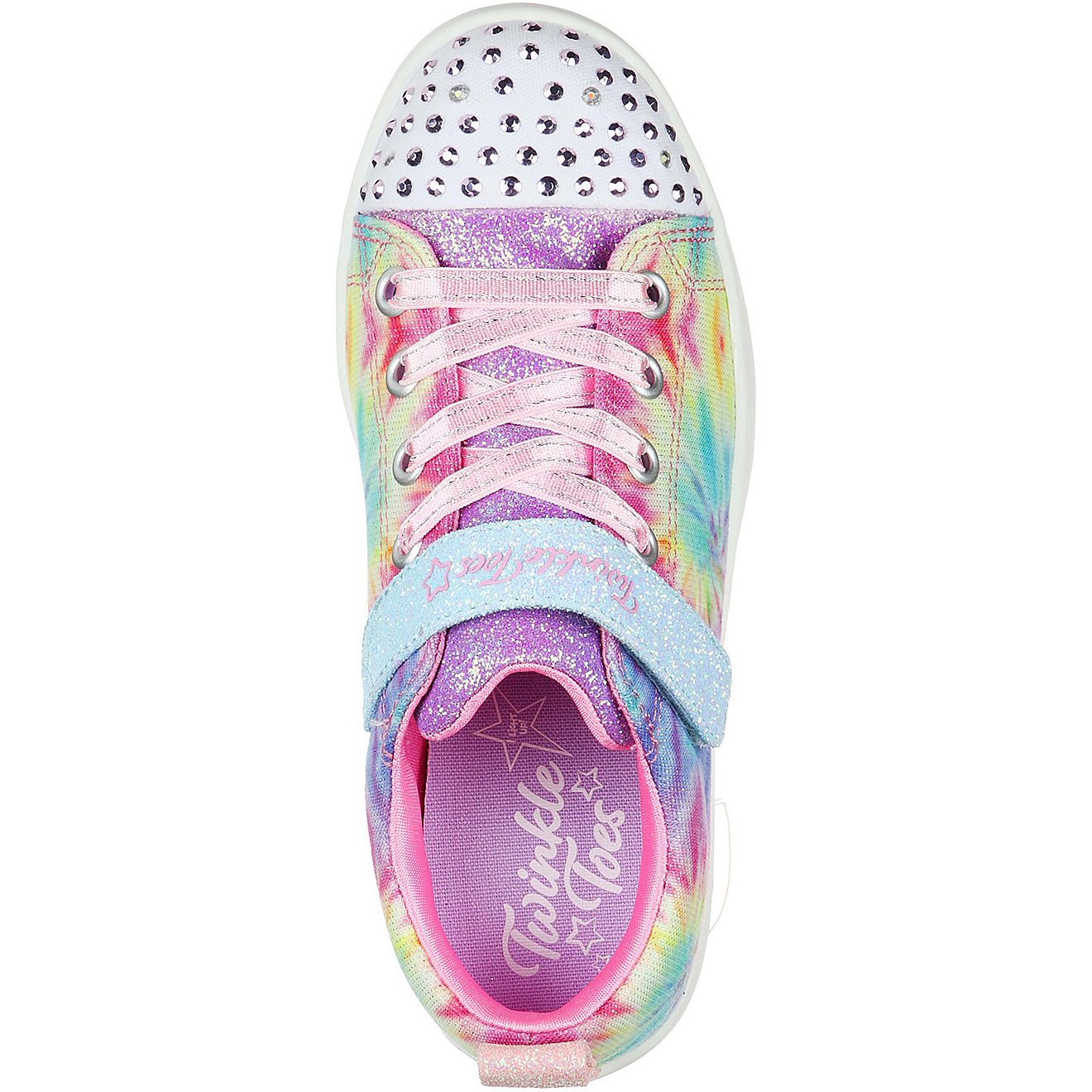 SKECHERS Girls'  Pre-School  Twinkle Toes® Sparkle Rayz Groovy Dreams Shoes                                                     - view number 3