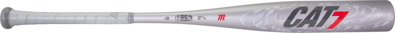 Marucci CAT7 Silver -5 USSSA Baseball Bat: MSBC725S 31" 26 oz.