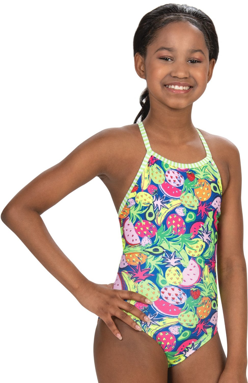 Dolfin Girls Uglies Passion Fruit Keyhole 1 Piece Swimsuit Academy