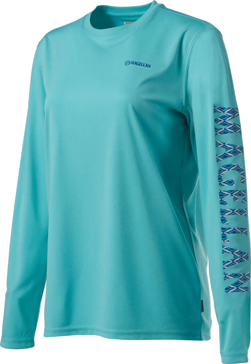 Magellan Outdoors Women's Caddo Lake Logo Crew Long Sleeve T-shirt                                                              