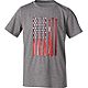 BCG Boys' Lifestyle America Baseball Bat Flag Cotton Short Sleeve T-shirt                                                        - view number 1 image