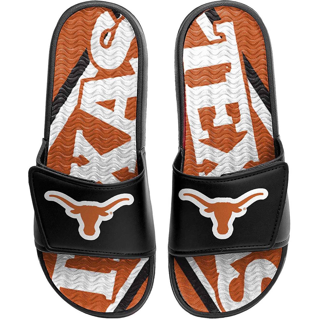 FOCO Men's University of Texas Gel Slide Sandals                                                                                 - view number 1