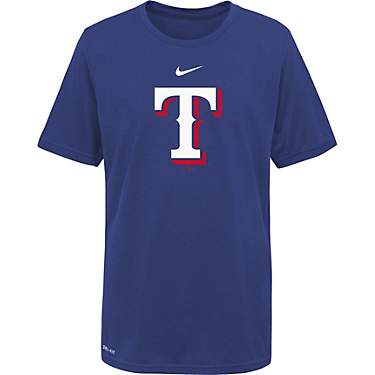 Nike Boys' Texas Rangers Team logo Legend Graphic T-shirt                                                                       